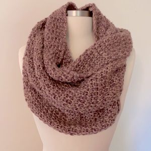 Express Purple Knit Infinity Scarf